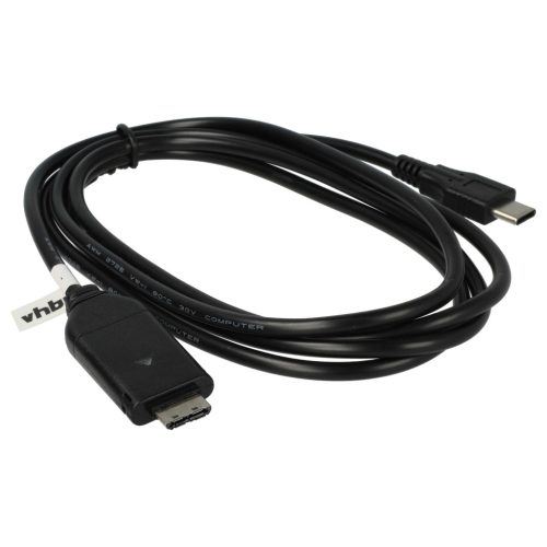 VHBW USB-C Adatkábel Samsung CB20U05A, AD39-00164A, AD39-00154A, AD31-00147A helyettesítésére - 14 cm