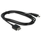 VHBW USB-C Adatkábel Sony WMC-NW20MU helyettesítésére - 13,6 cm