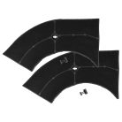 2x Aktivkohlefilter als Ersatz für AEG 5027456700/2 für Bauknecht Kochfeld - 28 x 13.3/9.5 x 2.6 cm