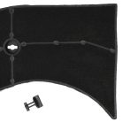 2x Aktivkohlefilter als Ersatz für AEG 5027456700/2 für Bauknecht Kochfeld - 28 x 13.3/9.5 x 2.6 cm