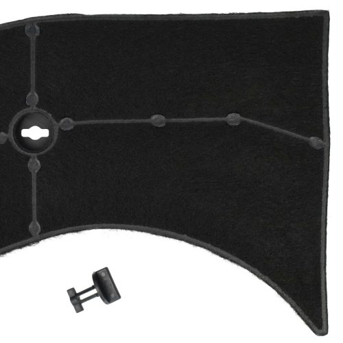 2x Aktivkohlefilter als Ersatz für AEG 5027456700/2 für Bauknecht Kochfeld - 28 x 13.3/9.5 x 2.6 cm