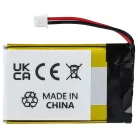 VHBW Drahtloser Kopfhörer Akku ICP40/25/40P - 350 mAh 3,7 V Li-Polymer