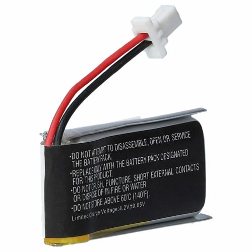 VHBW Vezeték nélküli headset akkumulátor YP401225P - 80 mAh 3,7 V Li-polimer