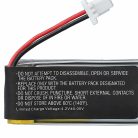 VHBW Vezeték nélküli headset akkumulátor YP401225P - 80 mAh 3,7 V Li-polimer