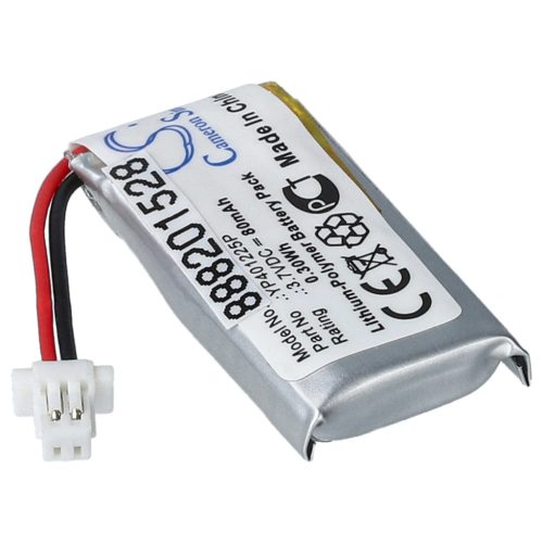 VHBW Vezeték nélküli headset akkumulátor YP401225P - 80 mAh 3,7 V Li-polimer