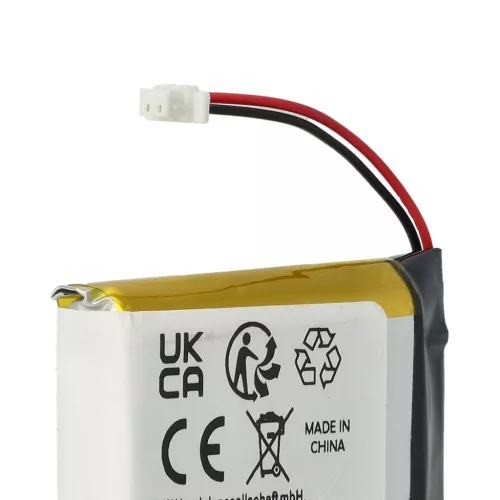 VHBW Wireless Headset Battery YP802542P - 650 mAh 3.7 V Li-polymer