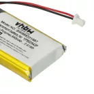 VHBW Wireless Headset Battery YP802542P - 650 mAh 3.7 V Li-polymer