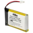VHBW Wireless Headset Battery YP802542P - 650 mAh 3.7 V Li-polymer