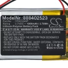 VHBW Videokamera Akku YP803040P Ersatz - 1000 mAh 3,7 V Li-Polymer