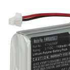 VHBW Kabelloses Kopfhörer Akku YT102540P - 1100 mAh 3,7 V Li-Polymer