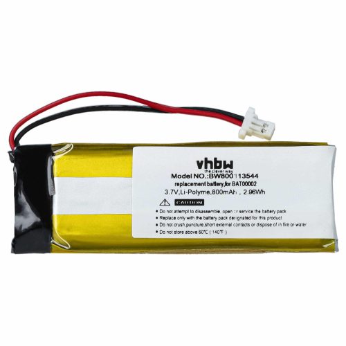 VHBW GPS Akku BAT00004 - 800 mAh 3,7 V Li-Polymer