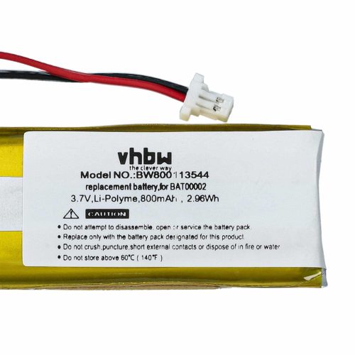 VHBW GPS Akku BAT00004 - 800 mAh 3,7 V Li-Polymer