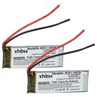 VHBW Vezeték nélküli fejhallgató Akkumulátor WW452050PL_C, WW452050PL - 320 mAh 3,7 V Li-polimer