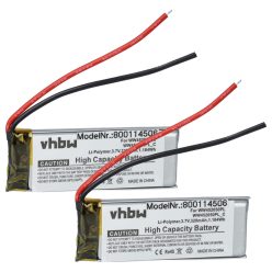   VHBW Vezeték nélküli fejhallgató Akkumulátor WW452050PL_C, WW452050PL - 320 mAh 3,7 V Li-polimer