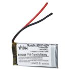 VHBW Vezeték nélküli fejhallgató Akkumulátor WW452050PL_C, WW452050PL - 320 mAh 3,7 V Li-polimer