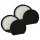 VHBW Vacuum Cleaner Exhaust Filter 12022118, 6.05.06.27-0 - Excellent filtration performance
