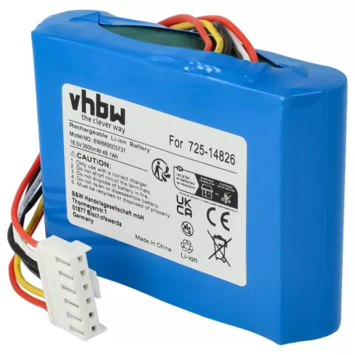 VHBW Cub Cadet Lawn Mower Battery 725-14826, 725-14827, 725-18426 - 2600 mAh 18.5 V Li-Ion
