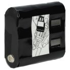VHBW Rádió Akkumulátor Motorola FRS-4002A, HKNN4002B, HKNN4002A, 56315, 4002A - 1300 mAh 3,6 V NiMH