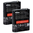 VHBW Radio Battery Motorola 4002A, 56315, FRS-009, AP-4002, AP-4002H, 1532, 53615 - 1500 mAh 3.6 V NiMH