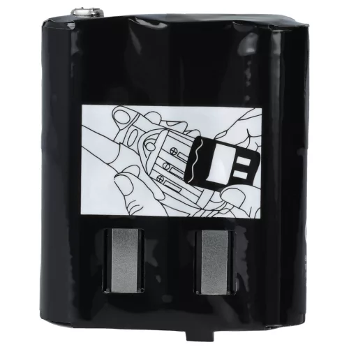 VHBW Radio Akku Motorola 4002A, 56315, FRS-009, AP-4002, AP-4002H, 1532, 53615 - 1500 mAh 3,6 V NiMH