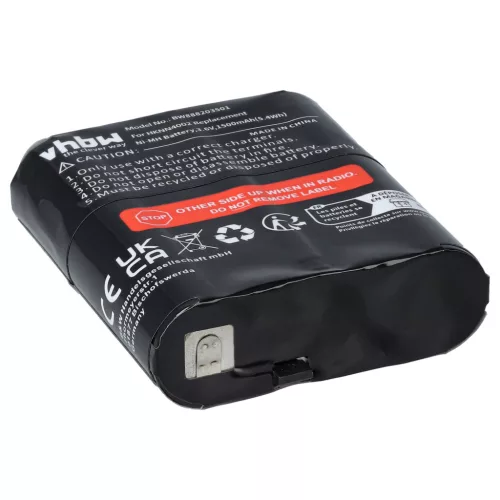 VHBW Radio Akku Motorola 4002A, 56315, FRS-009, AP-4002, AP-4002H, 1532, 53615 - 1500 mAh 3,6 V NiMH