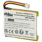 VHBW GlobalSat H553438 Smartwatch Battery - 750 mAh 3.7 V Li-polymer