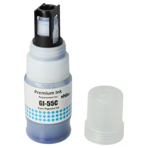 VHBW Nachfüll-Tinte Canon GI-55C, 6289C001 - Pigmentiert, 40 ml