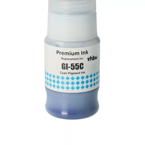 VHBW Nachfüll-Tinte Canon GI-55C, 6289C001 - Pigmentiert, 40 ml
