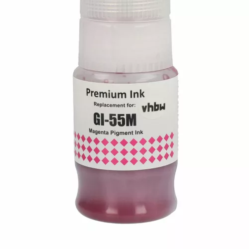 VHBW Nachfülltinte Canon GI-55M, 6290C001 Ersatz - Pigmentiert, 40 ml