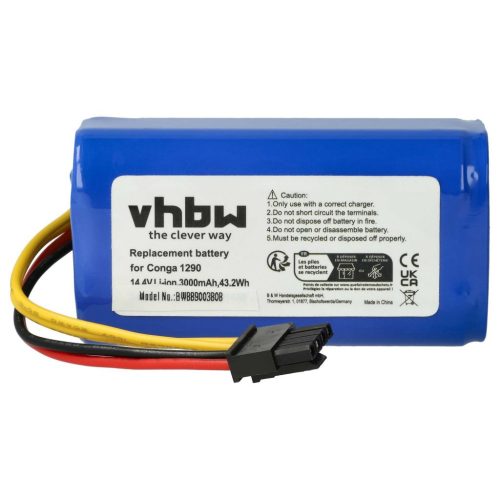 Akkumulátor Bagotte BONA18650-MF1-hez - 3000 mAh, 14,8 V, Li-Ion