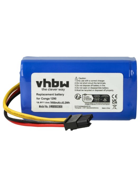 Akkumulátor Bagotte BONA18650-MF1-hez - 3000 mAh, 14,8 V, Li-Ion