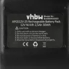 VHBW Battery Replacement for Gesipa CPT12/2 EHD Blind Rivet Gun - 2500 mAh 12 V NiMH