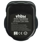VHBW Electric Power Tool Battery for ELU EZWA60, EZWA49 and Rems 571510 Devices - 12V, NiMH, 2000mAh