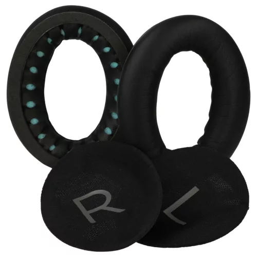 VHBW Ear Pads for Bose QC45 Headphones - Foam / Synthetic Fiber, 19 mm Thick
