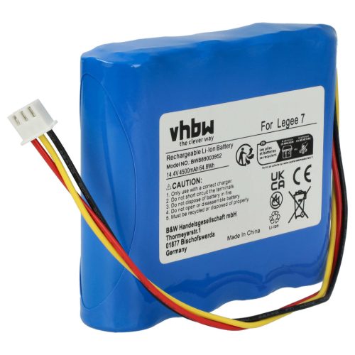 VHBW Akku Hobot LG700P1001 - 4000 mAh 14,4 V Li-Ion