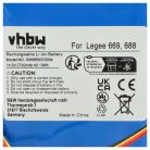 VHBW Akku Hobot HB668P108 - 2750 mAh 14,6 V Li-Ion