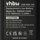 VHBW Game Console Battery PSP-110, PSP-280G - 1600 mAh 3.7 V Li-Ion