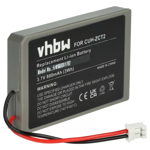 VHBW Gamer Joypad Akku KCR1410, LIP1522 - 800 mAh 3,7 V Li-Ion