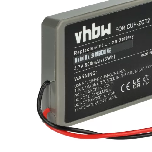 VHBW Gamer Joypad Akku KCR1410, LIP1522 - 800 mAh 3,7 V Li-Ion