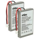 VHBW Gamer Joypad Akkumulátor KCR1410, LIP1522 - 1000 mAh 3,7 V Li-Ion