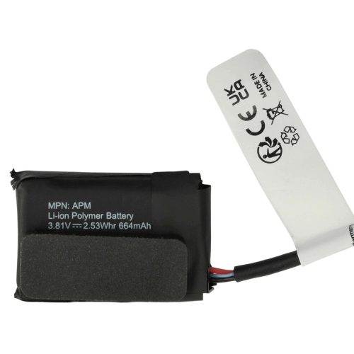 VHBW Drahtloser Kopfhörer Akku Apple AirPods Max - 664 mAh 3,81 V Li-Polymer