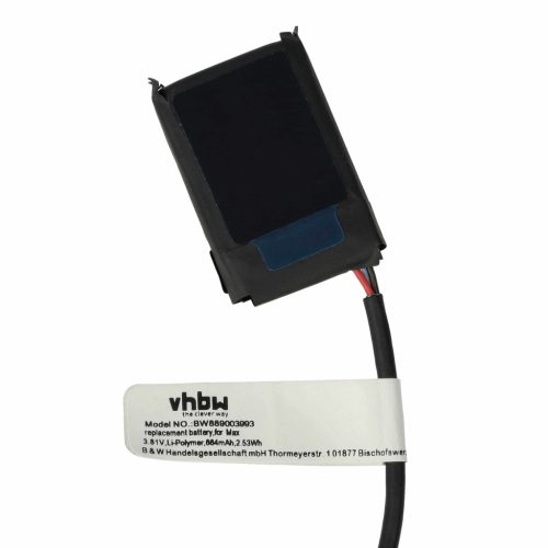 VHBW Drahtloser Kopfhörer Akku Apple AirPods Max - 664 mAh 3,81 V Li-Polymer