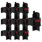 VHBW Ribbon for Facit, Panasonic, Sharp, Epson cash registers, calculators - 10 pcs