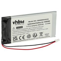   VHBW Kabellose Kopfhörer Akku Sennheiser 534403, H383562 - 820 mAh 3,7 V Li-Polymer