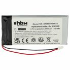 VHBW Kabellose Kopfhörer Akku Sennheiser 534403, H383562 - 820 mAh 3,7 V Li-Polymer