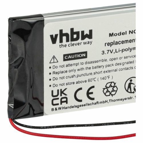 VHBW Kabellose Kopfhörer Akku Sennheiser 534403, H383562 - 820 mAh 3,7 V Li-Polymer