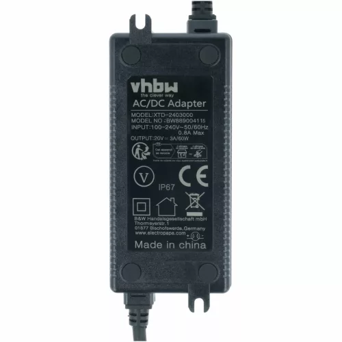 VHBW Charger instead of Worx WA3775 - 60 W