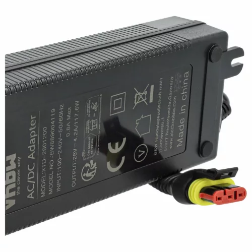 VHBW Ladegerät Husqvarna 580380601, 586755201, 590442401 - 117,6 W