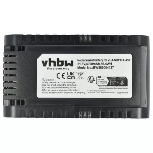 VHBW Akku Samsung DJ96-00221A, VCA-SBT90E, VCA-SBT90 - 4000 mAh 21,6 V Li-Ion