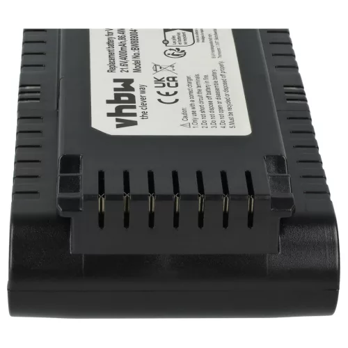 VHBW Akku Samsung DJ96-00221A, VCA-SBT90E, VCA-SBT90 - 4000 mAh 21,6 V Li-Ion